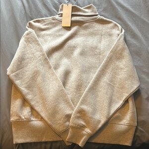 Calia Grey turtleneck sweatshirt